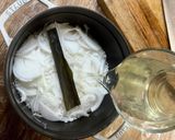 グリーンピースと新玉ねぎごはん作り方7写真