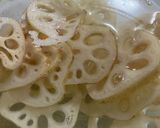 れんこん水菜の明太マヨ和え作り方1写真