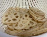 れんこん水菜の明太マヨ和え作り方2写真