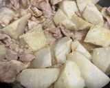 里芋と豚こまの味噌煮作り方5写真