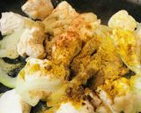 鶏肉のカレー粉あまから炒め作り方1写真