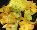 鶏肉のカレー粉あまから炒め作り方3写真