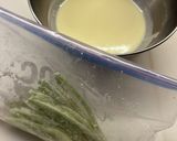 パクチー根っこ 少量油で揚げ焼き天ぷら作り方3写真