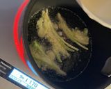 パクチー根っこ 少量油で揚げ焼き天ぷら作り方4写真