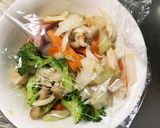 お一人様☆野菜たっぷりオイスター親子丼作り方10写真