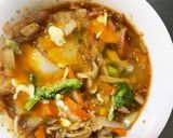 お一人様☆野菜たっぷりオイスター親子丼作り方15写真