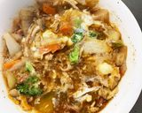 お一人様☆野菜たっぷりオイスター親子丼作り方16写真