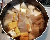 里芋と大根のごま味噌煮作り方4写真