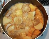 里芋と大根のごま味噌煮作り方7写真