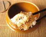 峠の釜めしの釜で炊飯作り方5写真