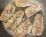 簡単に真あじのごま焼き　お弁当にも作り方4写真