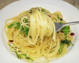 イタリアンパセリのとうのパスタ作り方10写真