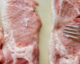 揚げない豚ロース肉の唐揚げ作り方1写真