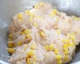 コーン入り♪鷄つくねの甘酢照り焼き作り方1写真