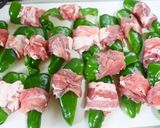 豚こまで♪ピーマンの甘味噌肉巻き作り方2写真
