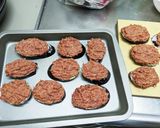 簡単ナスとコンビーフ重ね焼き作り方4写真