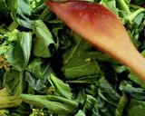 5分で出来る!菜の花と海苔のおかかソテー作り方1写真