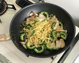 レモンをぎゅっ！ゴーヤと豚肉の塩やきそば作り方14写真