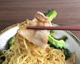 レモンをぎゅっ！ゴーヤと豚肉の塩やきそば作り方18写真