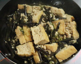 丼にも★美味★鶏ミンチと蕨と厚揚げの煮物作り方8写真