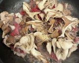 簡単！牛薄切り肉と舞茸の甘辛炒め♪お弁当作り方2写真
