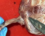 鶏もも肉を平らに捌く方法作り方30写真