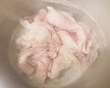 鶏皮の旨煮作り方1写真