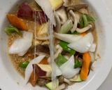 お一人様洋風梅味噌味根菜たっぷり野菜炒作り方16写真