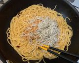 しらすと納豆の和風ペペロンチーノパスタ作り方5写真