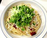 しらすと納豆の和風ペペロンチーノパスタ作り方6写真