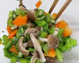 小松菜としめじの豆腐和え作り方2写真