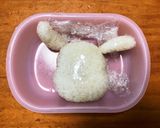 キャラ弁　ポチャッコ作り方1写真