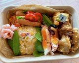 ボリューム満点！炒飯弁当♡作り方3写真
