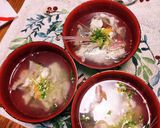 シンプルな基本の味(^q^)真鯛✨の潮汁作り方12写真