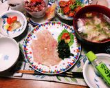 真鯛の短冊をお造りにして綺麗に飾って！作り方10写真