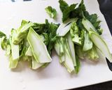 シャキっと食感！子持ち高菜＆肩ロース炒め作り方1写真