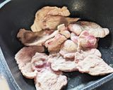 シャキっと食感！子持ち高菜＆肩ロース炒め作り方2写真