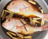 尾頭付き 鯛の煮付け作り方4写真