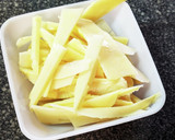 筍とほうれんそうのいしるバター炒め作り方1写真