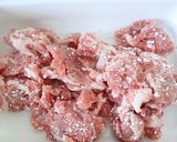 新玉ねぎでネギ塩レモンだれの豚肉炒め作り方3写真