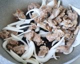 新玉ねぎでネギ塩レモンだれの豚肉炒め作り方5写真