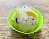 筍とフキの炊き込みご飯　生姜入り作り方3写真