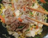 茶美豚肩ロースと豆腐を使った生姜焼き作り方7写真