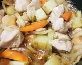 鶏胸肉と新ジャガ●あまから鶏肉ジャガ作り方2写真