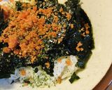 毎日のしろごはん●ふりかけ＆韓国海苔の丼作り方1写真