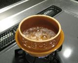 峠の釜めしの釜で作る釜玉うどん作り方2写真