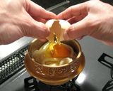 峠の釜めしの釜で作る釜玉うどん作り方6写真
