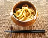 峠の釜めしの釜で作る釜玉うどん作り方9写真