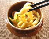 峠の釜めしの釜で作る釜玉うどん作り方10写真