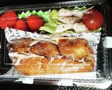唐揚げマヨごぼうサラダパン☆弁当用☆作り方5写真